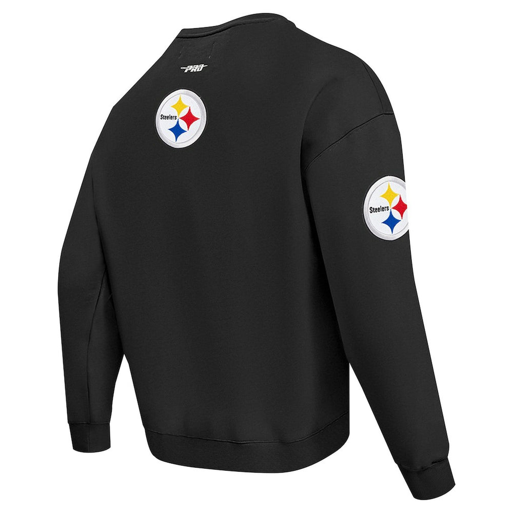 NFL Pittsburgh Steelers Pro Standard Turn It Up Drop Shoulder Pullover Sweatshirt
