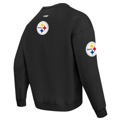 NFL Pittsburgh Steelers Pro Standard Turn It Up Drop Shoulder Pullover Sweatshirt