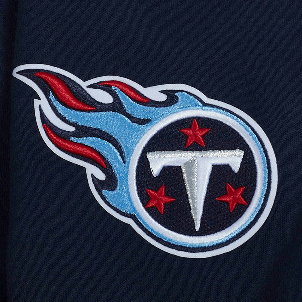 NFL Tennessee Titans Pro Standard Turn It Up Drop Shoulder Pullover Sweatshirt