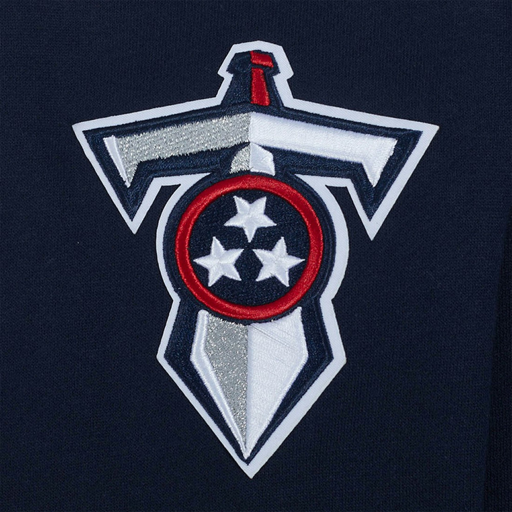 NFL Tennessee Titans Pro Standard Turn It Up Drop Shoulder Pullover Sweatshirt