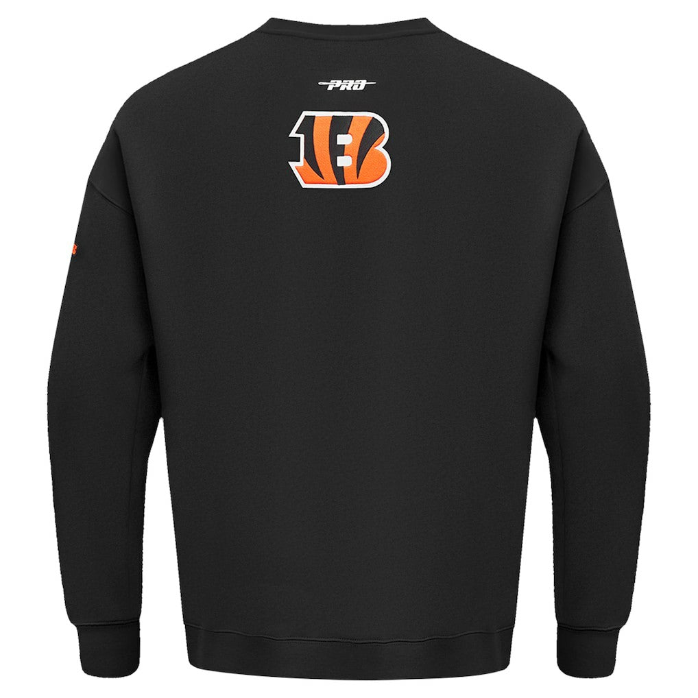NFL Cincinnati Bengals Pro Standard Turn It Up Drop Shoulder Pullover Sweatshirt