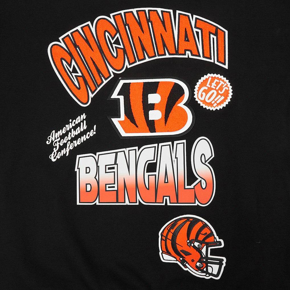 NFL Cincinnati Bengals Pro Standard Turn It Up Drop Shoulder Pullover Sweatshirt