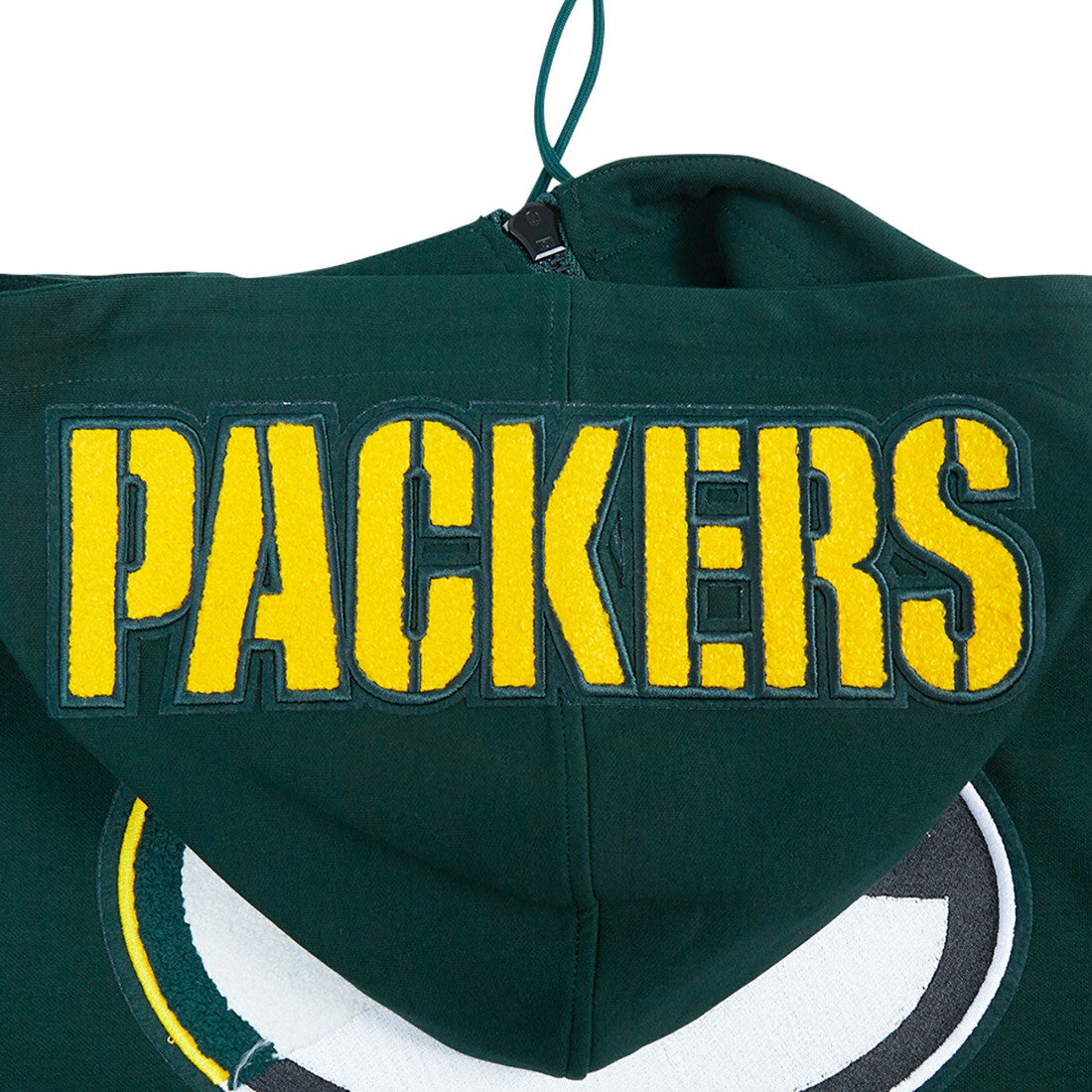 NFL Green Bay Packers Pro Standard Split Logo Double Knit Full-Zip Hoodie