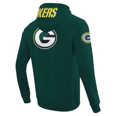 NFL Green Bay Packers Pro Standard Split Logo Double Knit Full-Zip Hoodie