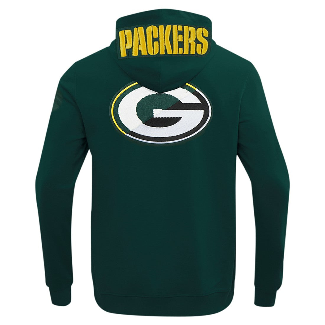 NFL Green Bay Packers Pro Standard Split Logo Double Knit Full-Zip Hoodie