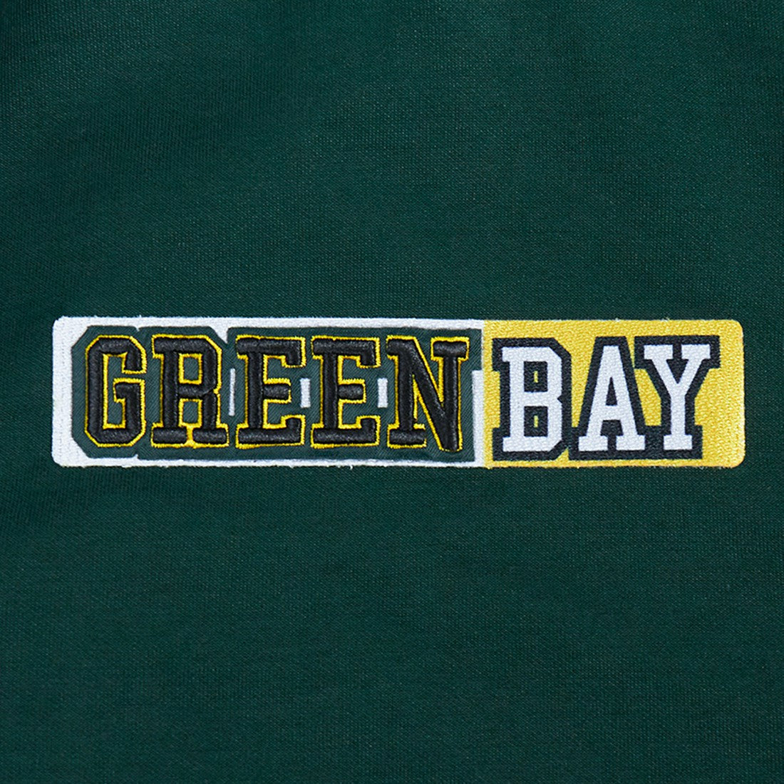NFL Green Bay Packers Pro Standard Split Logo Double Knit Full-Zip Hoodie