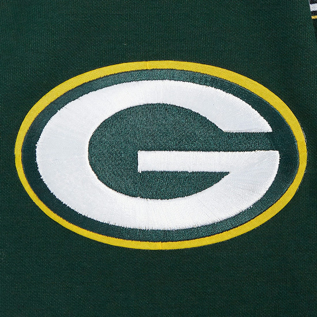 NFL Green Bay Packers Pro Standard Split Logo Double Knit Full-Zip Hoodie