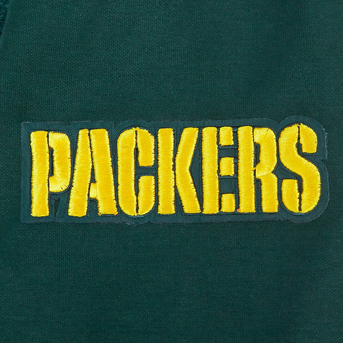 NFL Green Bay Packers Pro Standard Split Logo Double Knit Full-Zip Hoodie