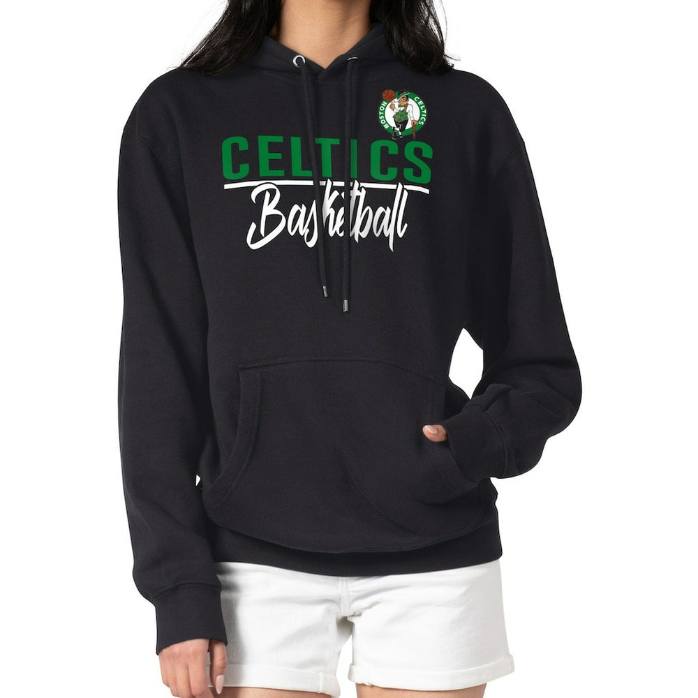 Boston Celtics G-III 4Her by Carl Banks Women's Graphics Fleece Pullover Hoodie - Black shop