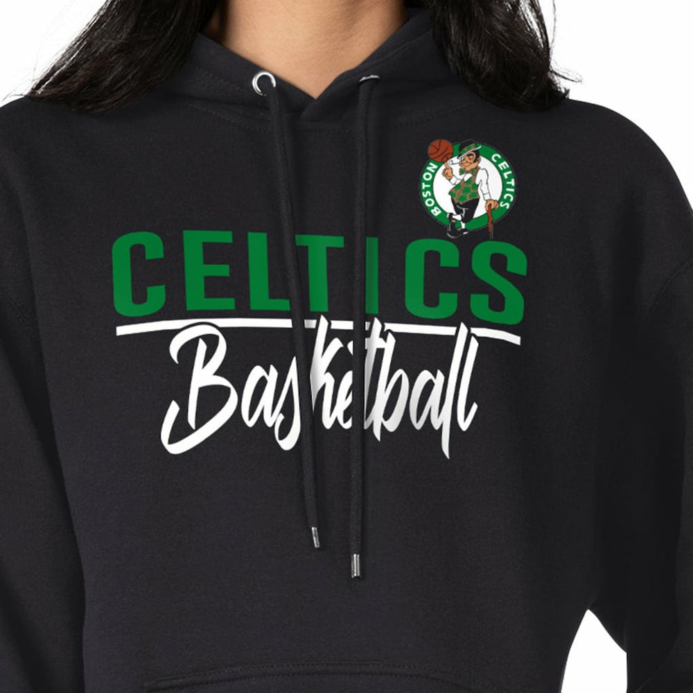 Boston Celtics G-III 4Her by Carl Banks Women's Graphics Fleece Pullover Hoodie - Black shop