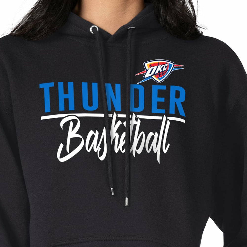 Oklahoma City Thunder G-III 4Her by Carl Banks Women's Graphics Fleece Pullover Hoodie - Black sale