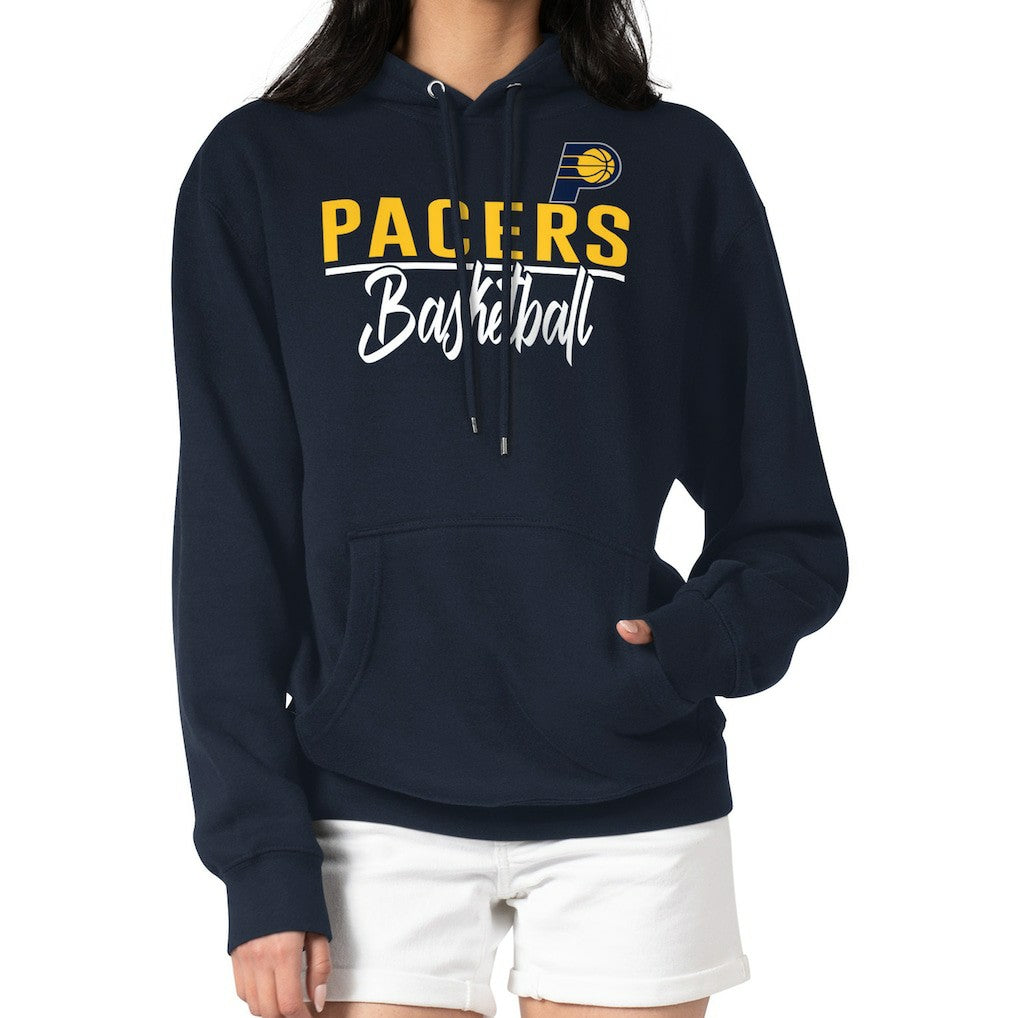 Indiana Pacers G-III 4Her by Carl Banks Women's Graphics Fleece Pullover Hoodie - Navy online