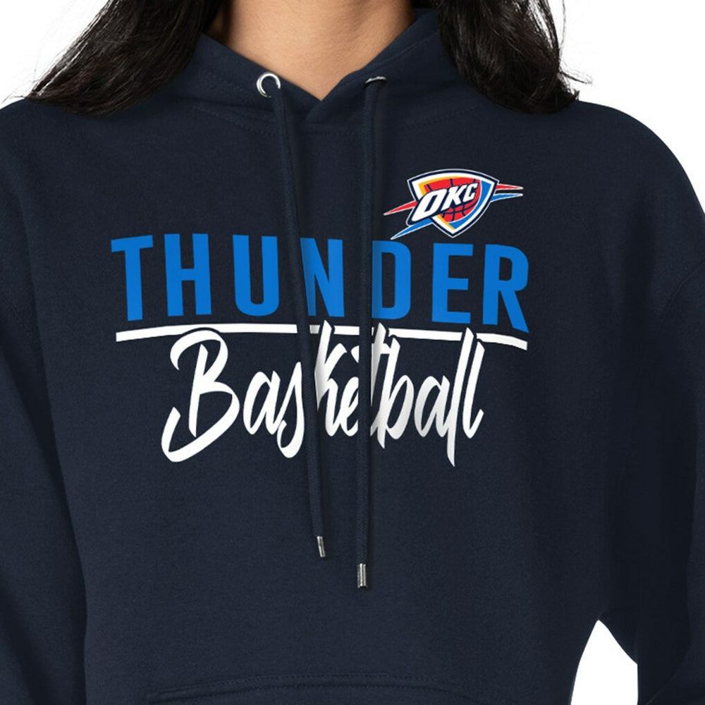 Oklahoma City Thunder G-III 4Her by Carl Banks Women's Graphics Fleece Pullover Hoodie - Navy sale