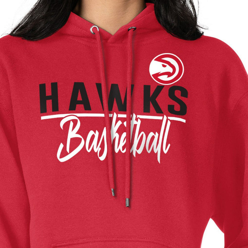 Atlanta Hawks G-III 4Her by Carl Banks Women's Graphics Fleece Pullover Hoodie - Red outlet