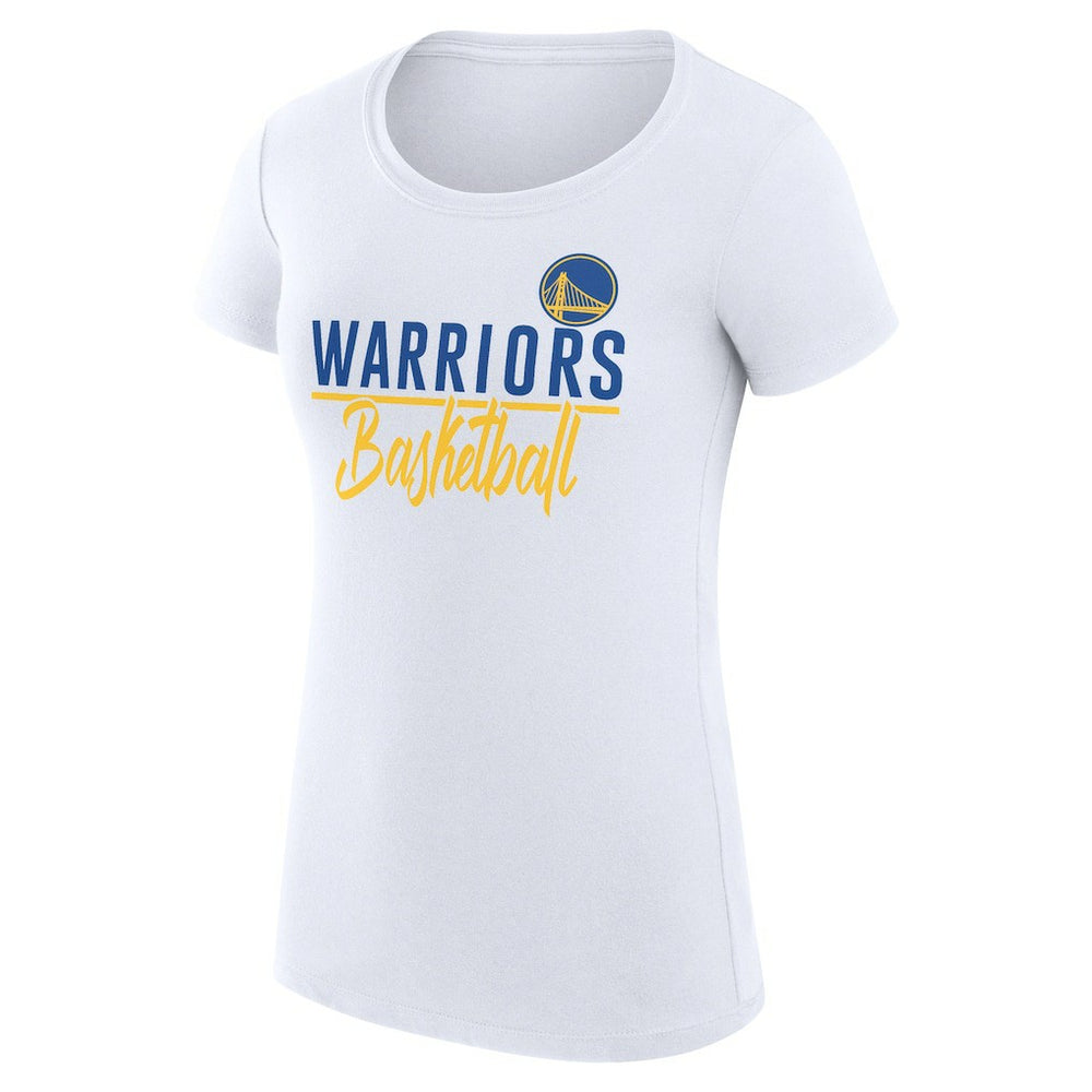 Golden State Warriors G-III 4Her by Carl Banks Women's Super-Slim Fit Lightweight Team Sport V-Neck T-Shirt sale - White shop