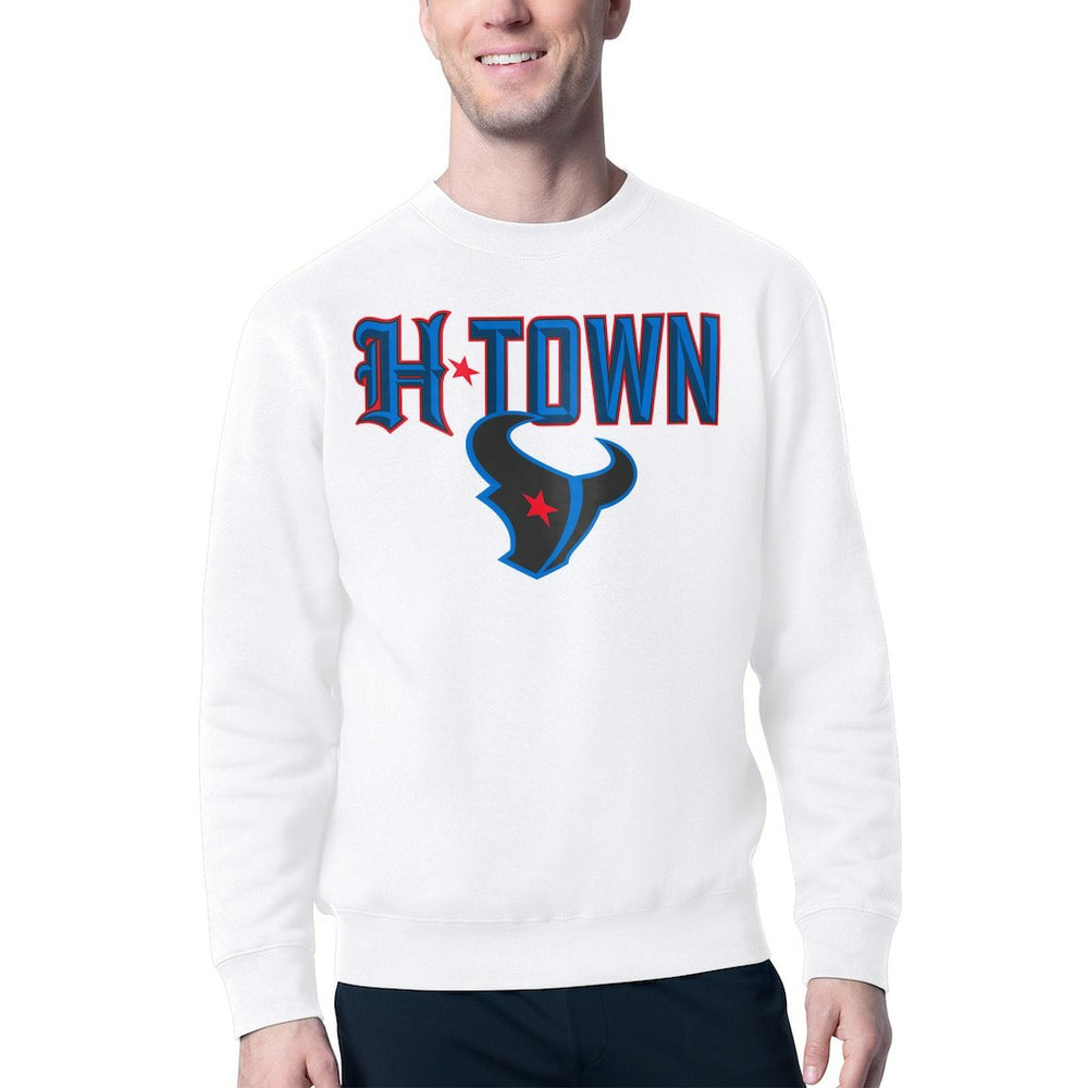 NFL Houston Texans Starter H-Town Graphic Fleece Pullover Sweatshirt
