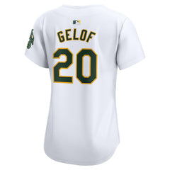 Zack Gelof Athletics Women's Home Limited Player Jersey - White | Nike