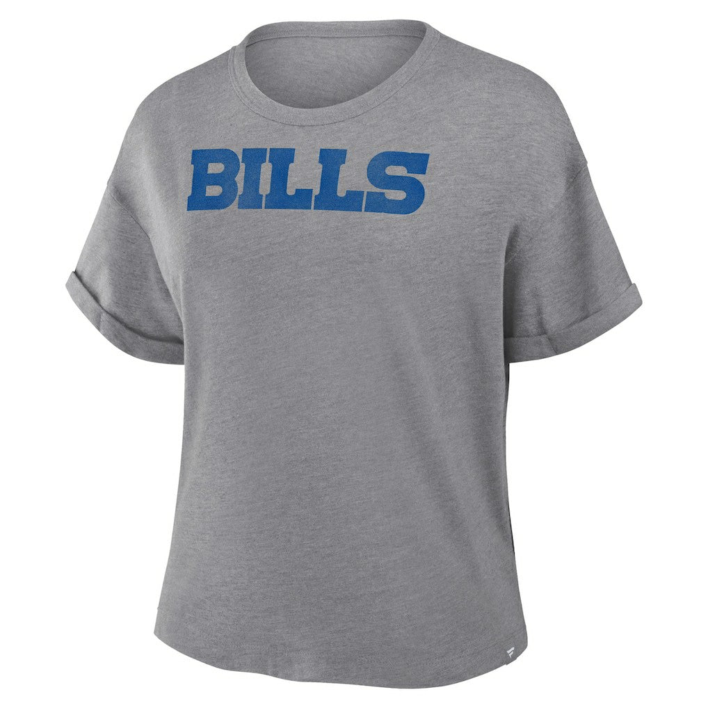 NFL Buffalo Bills Women's Swing Pass Tri-Blend Boxy T-Shirt