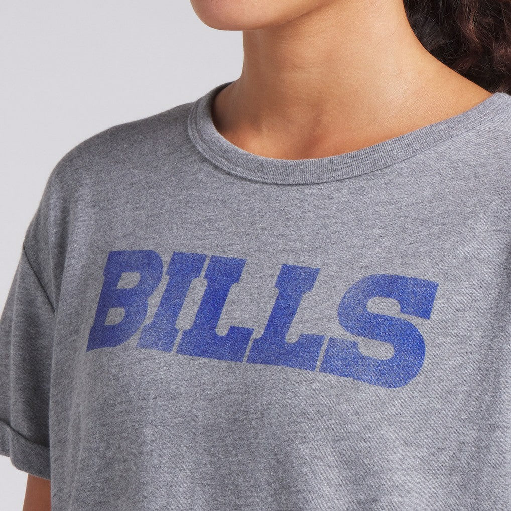 NFL Buffalo Bills Women's Swing Pass Tri-Blend Boxy T-Shirt