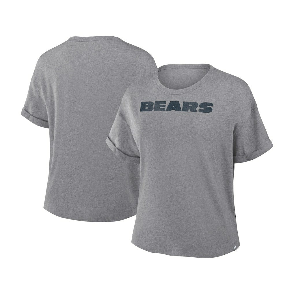NFL Chicago Bears Women's Swing Pass Tri-Blend Boxy T-Shirt