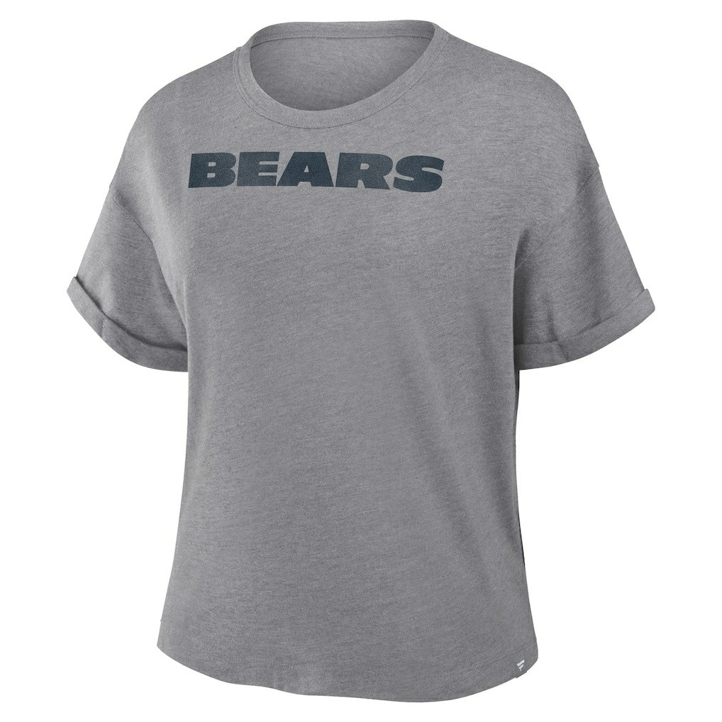 NFL Chicago Bears Women's Swing Pass Tri-Blend Boxy T-Shirt