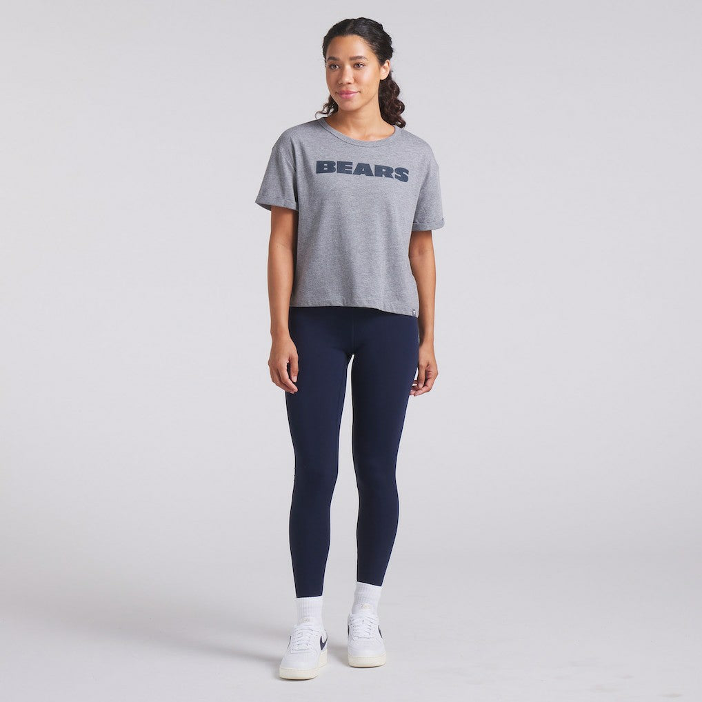 NFL Chicago Bears Women's Swing Pass Tri-Blend Boxy T-Shirt