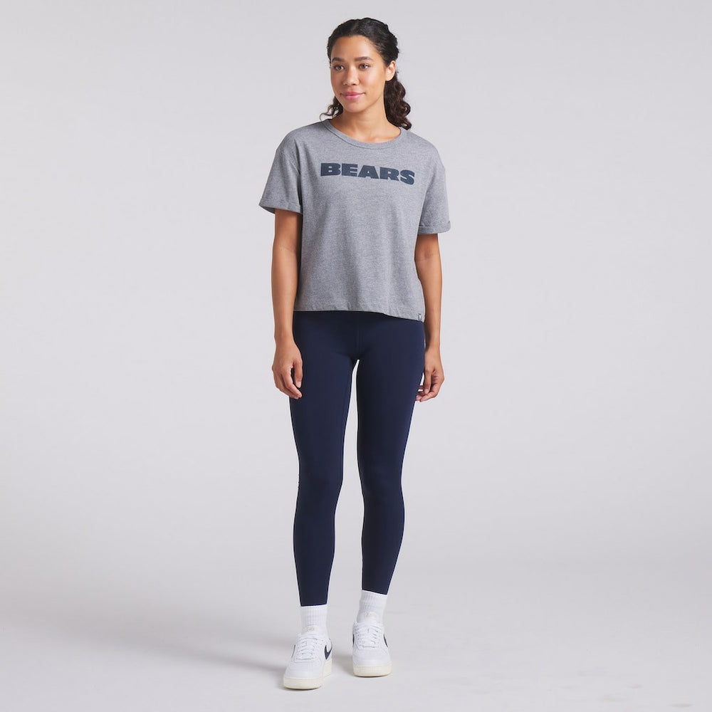NFL Chicago Bears Women's Swing Pass Tri-Blend Boxy T-Shirt