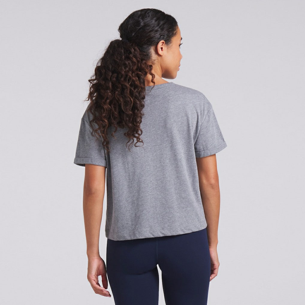 NFL Chicago Bears Women's Swing Pass Tri-Blend Boxy T-Shirt