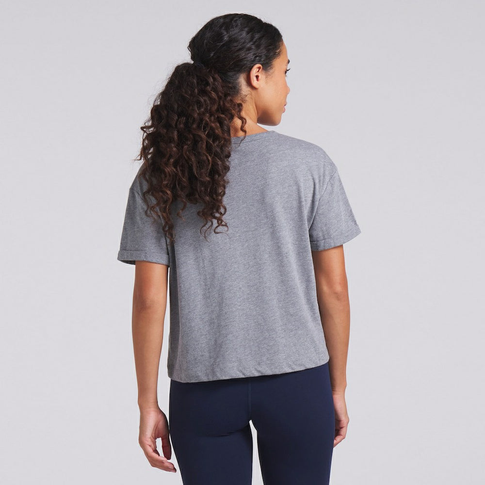 NFL Chicago Bears Women's Swing Pass Tri-Blend Boxy T-Shirt