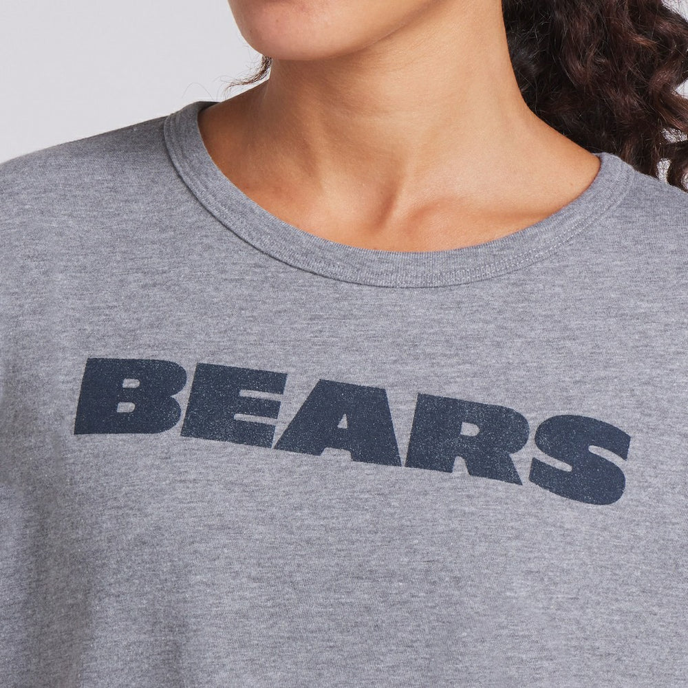 NFL Chicago Bears Women's Swing Pass Tri-Blend Boxy T-Shirt