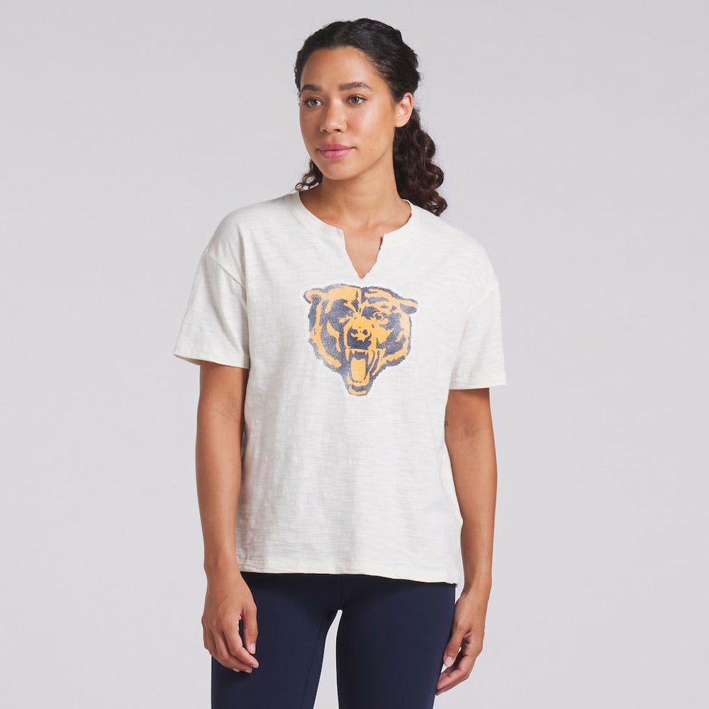 NFL Chicago Bears Women's Trick Play Slub Boxy T-Shirt
