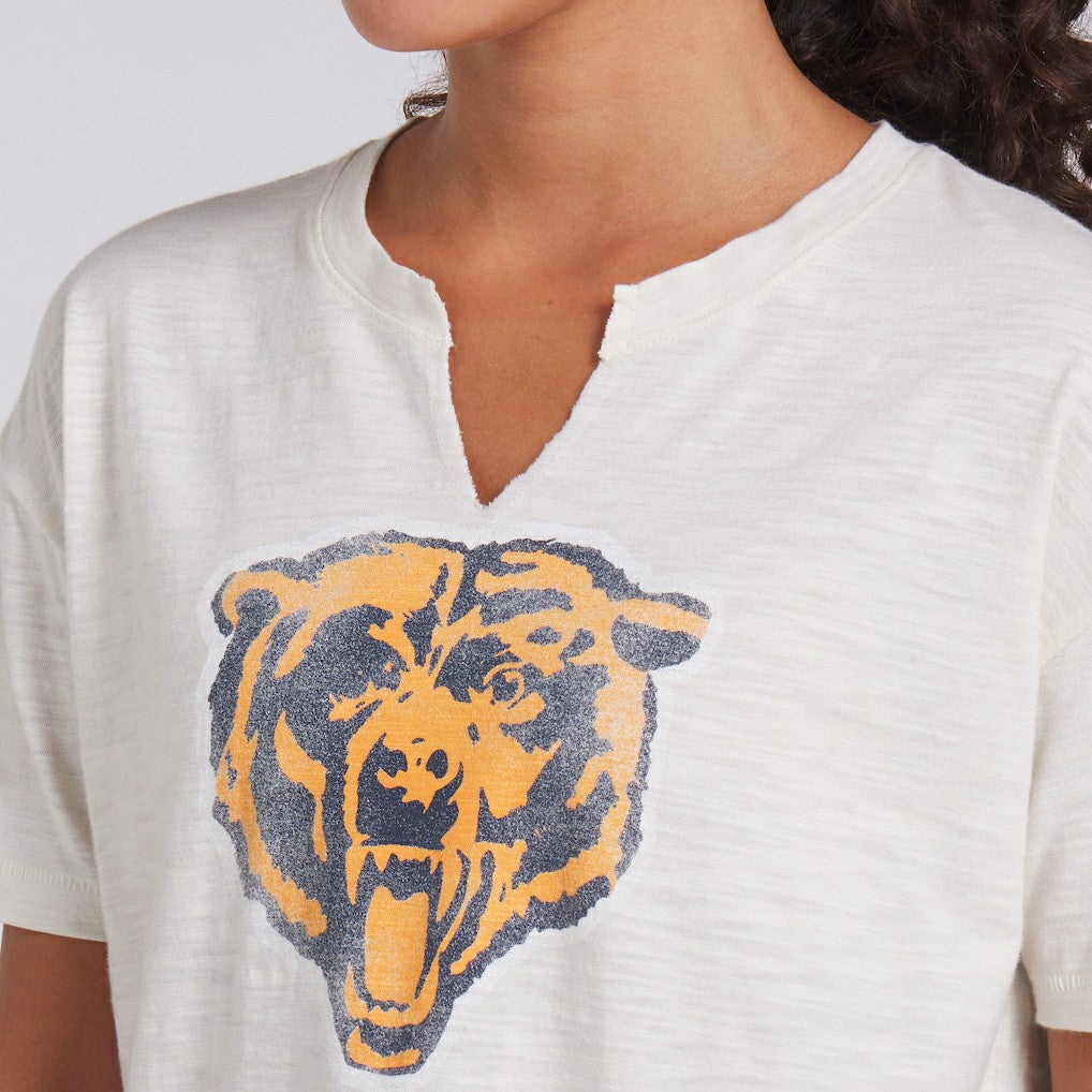NFL Chicago Bears Women's Trick Play Slub Boxy T-Shirt