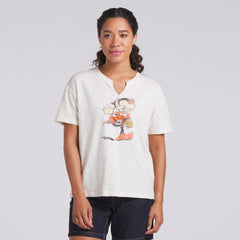 NFL Cleveland Browns Women's Trick Play Slub Boxy T-Shirt