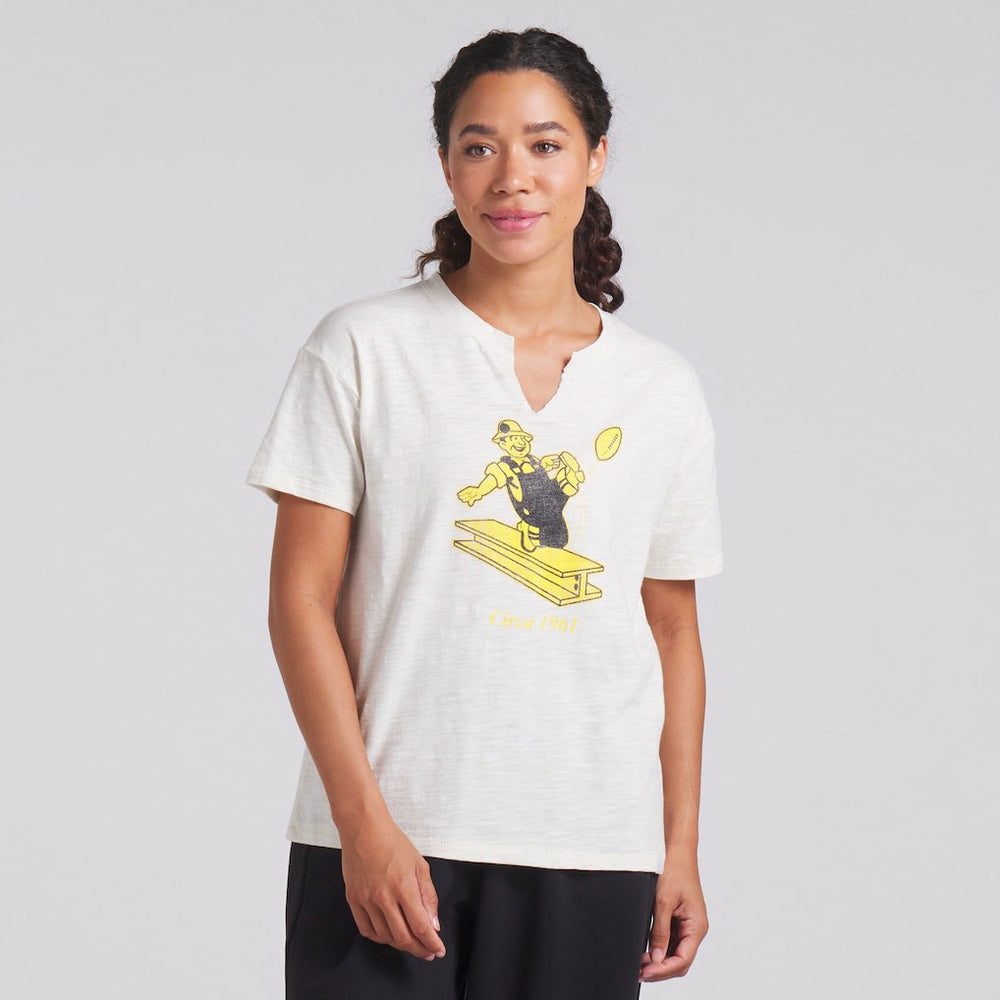 NFL Pittsburgh Steelers Women's Trick Play Slub Boxy T-Shirt