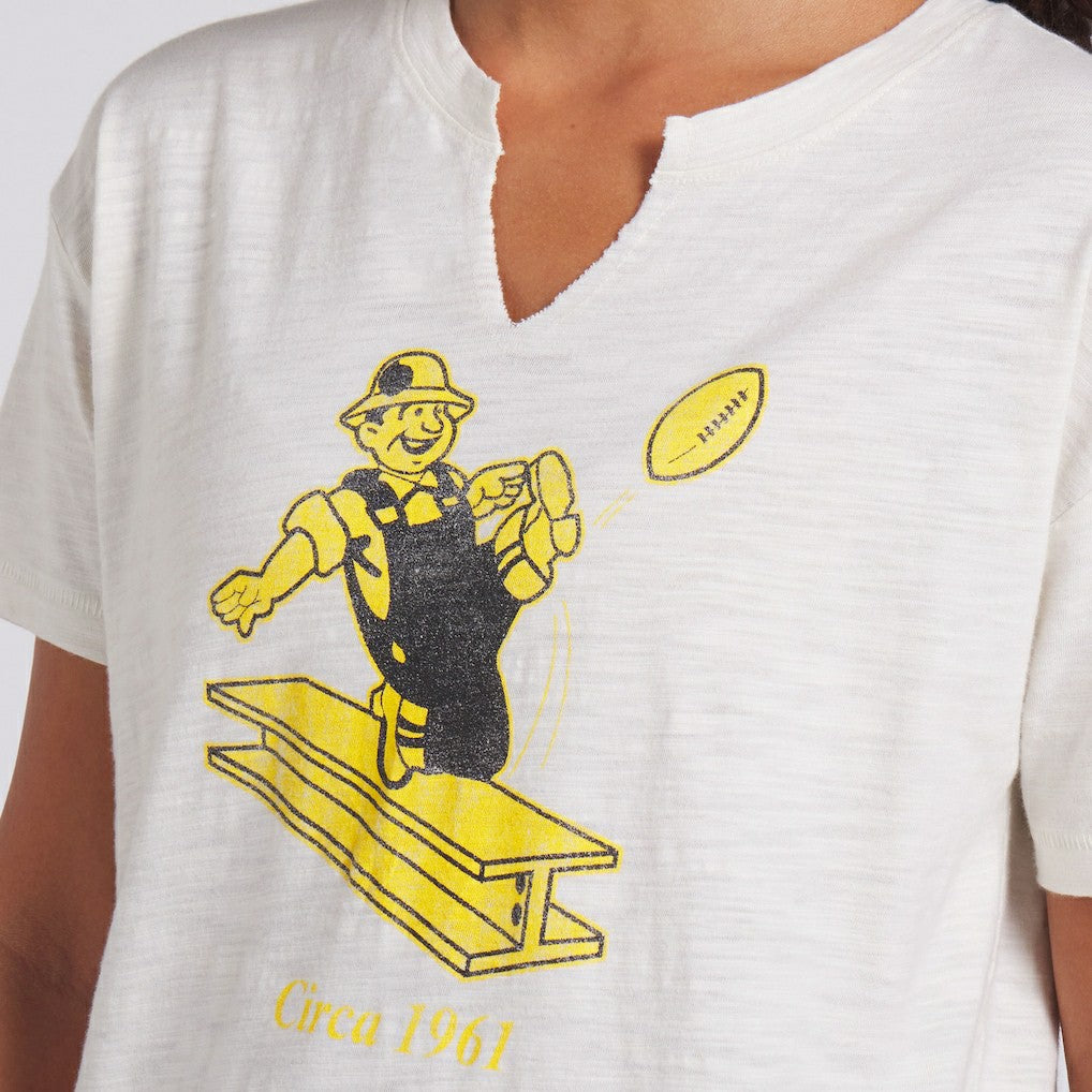 NFL Pittsburgh Steelers Women's Trick Play Slub Boxy T-Shirt