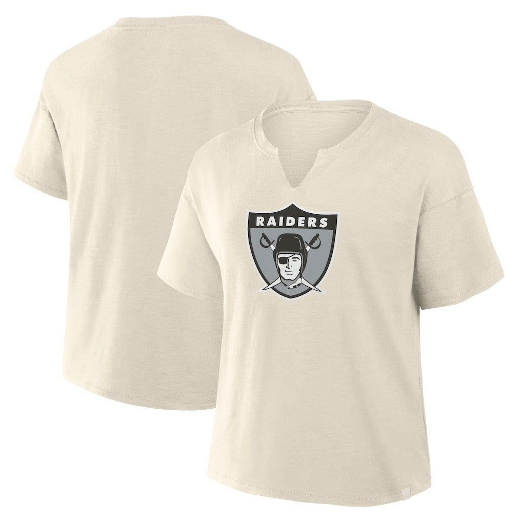 NFL Las Vegas Raiders Women's Trick Play Slub Boxy T-Shirt