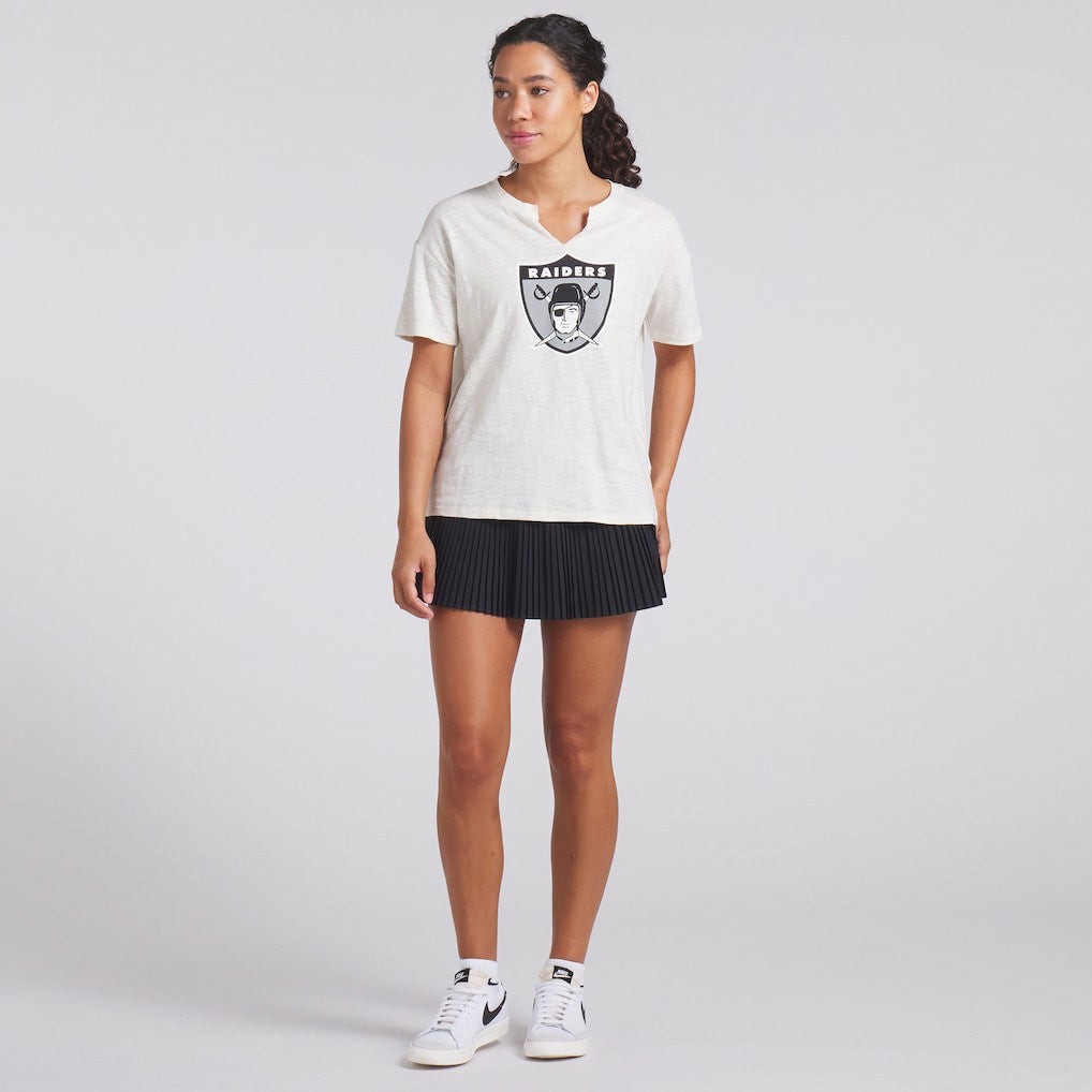NFL Las Vegas Raiders Women's Trick Play Slub Boxy T-Shirt