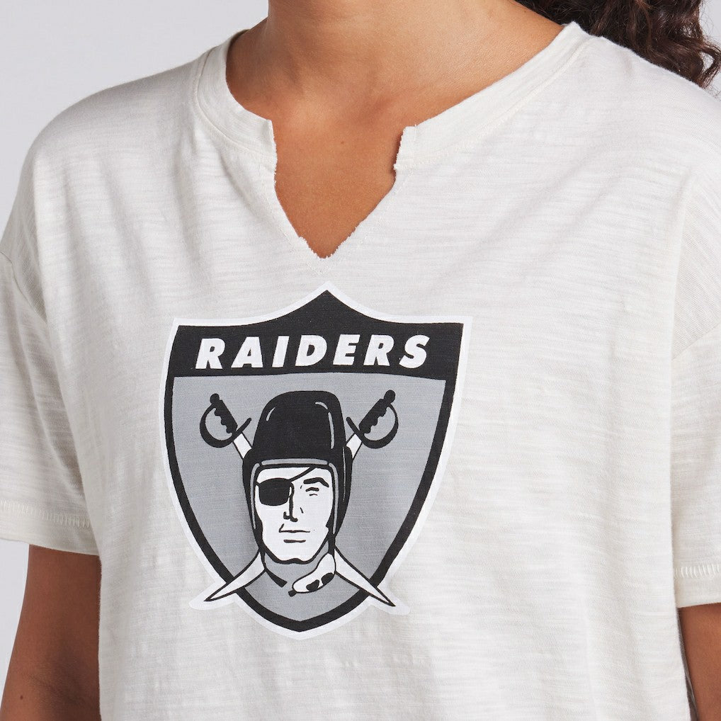 NFL Las Vegas Raiders Women's Trick Play Slub Boxy T-Shirt