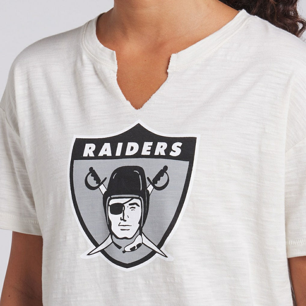 NFL Las Vegas Raiders Women's Trick Play Slub Boxy T-Shirt