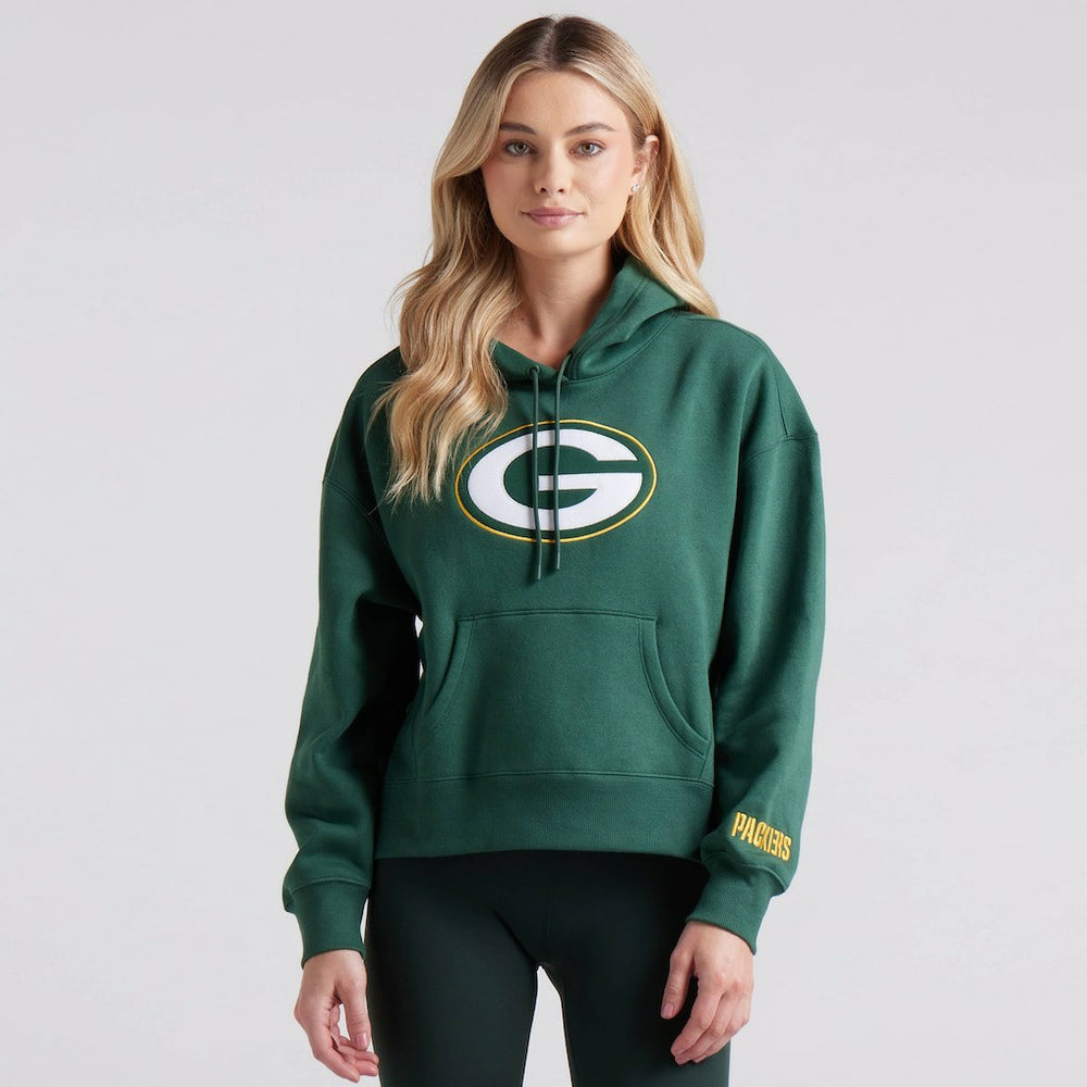 NFL Green Bay Packers Women's Legacy Fleece Pullover Hoodie