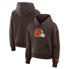 NFL Cleveland Browns Women's Legacy Fleece Pullover Hoodie