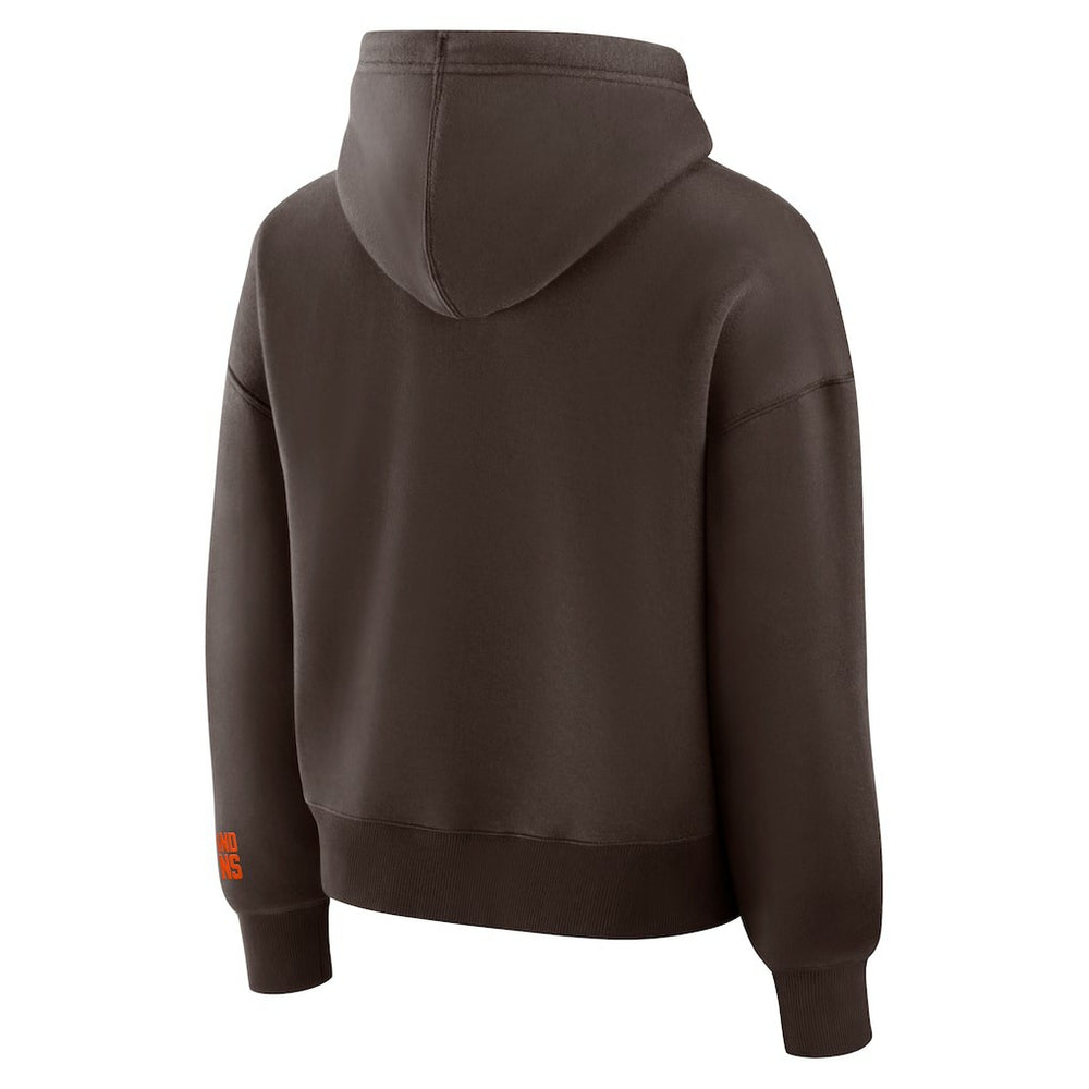 NFL Cleveland Browns Women's Legacy Fleece Pullover Hoodie