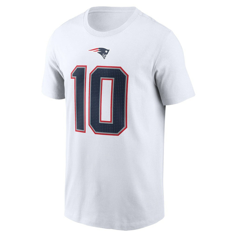 NFL New England Patriots Drake Maye  Player Name & Number T-Shirt