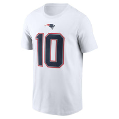 NFL New England Patriots Drake Maye  Player Name & Number T-Shirt