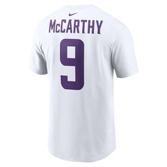 NFL Minnesota Vikings J.J. McCarthy  Player Name & Number T-Shirt