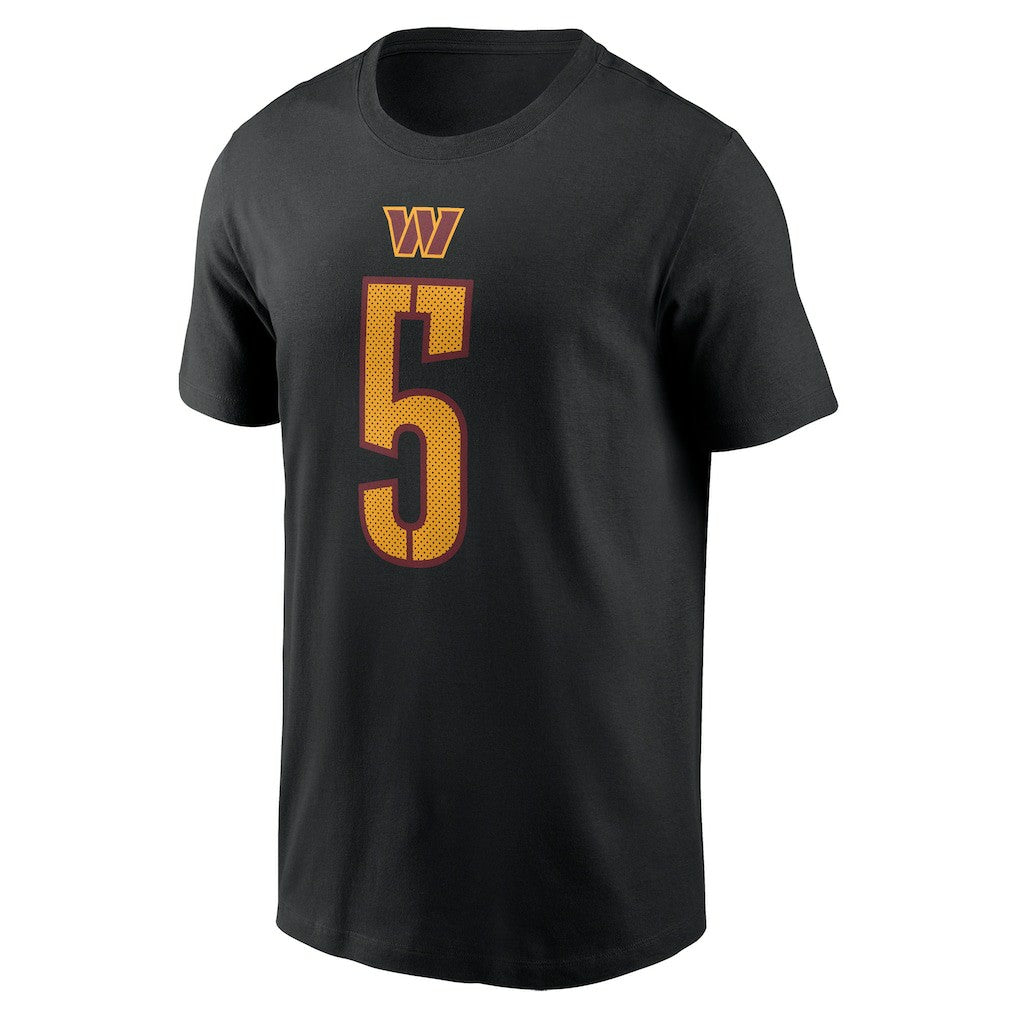 NFL Washington Commanders Jayden Daniels  Player Name & Number T-Shirt