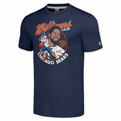 NFL Chicago Bears Caleb Williams  Homage Unisex Caricature Player Tri-Blend T-Shirt