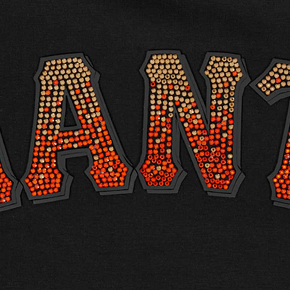 San Francisco Giants Pro Standard Women's Rhinestone Slim Fit T-Shirt - Black