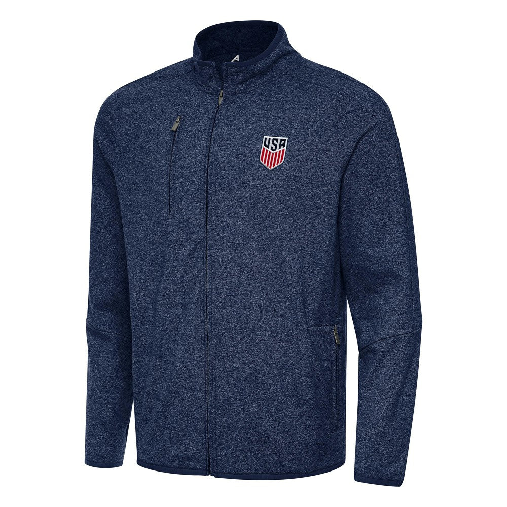 USMNT Antigua Hold-Up Tri-Blend Full-Zip Jacket / Soccer For sale