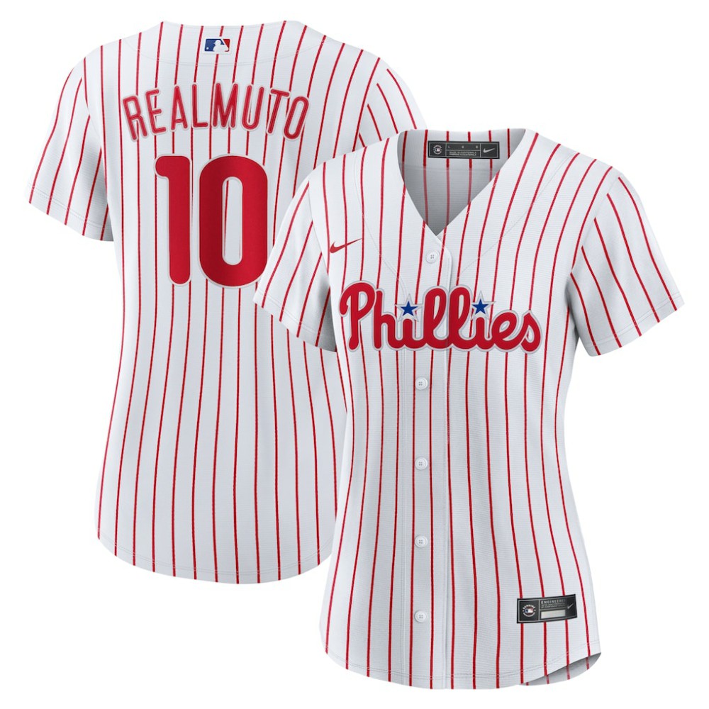 J.T. Realmuto Philadelphia Phillies Women's Home Replica Jersey - White | Nike